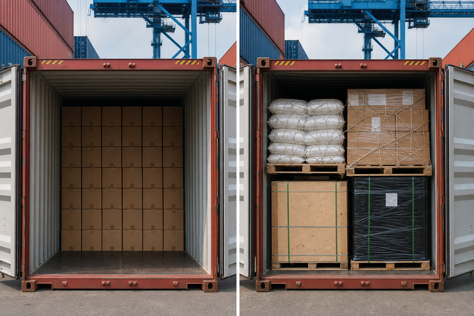 FCL and LCL container comparison